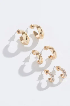 3 Pack Mini Hoop Earrings*Garage Clothing Best Sale