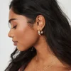 3 Pack Textured Hoop Earrings*Garage Clothing Hot