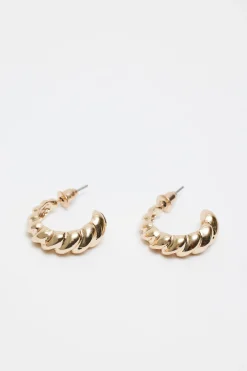 3 Pack Textured Hoop Earrings*Garage Clothing Hot