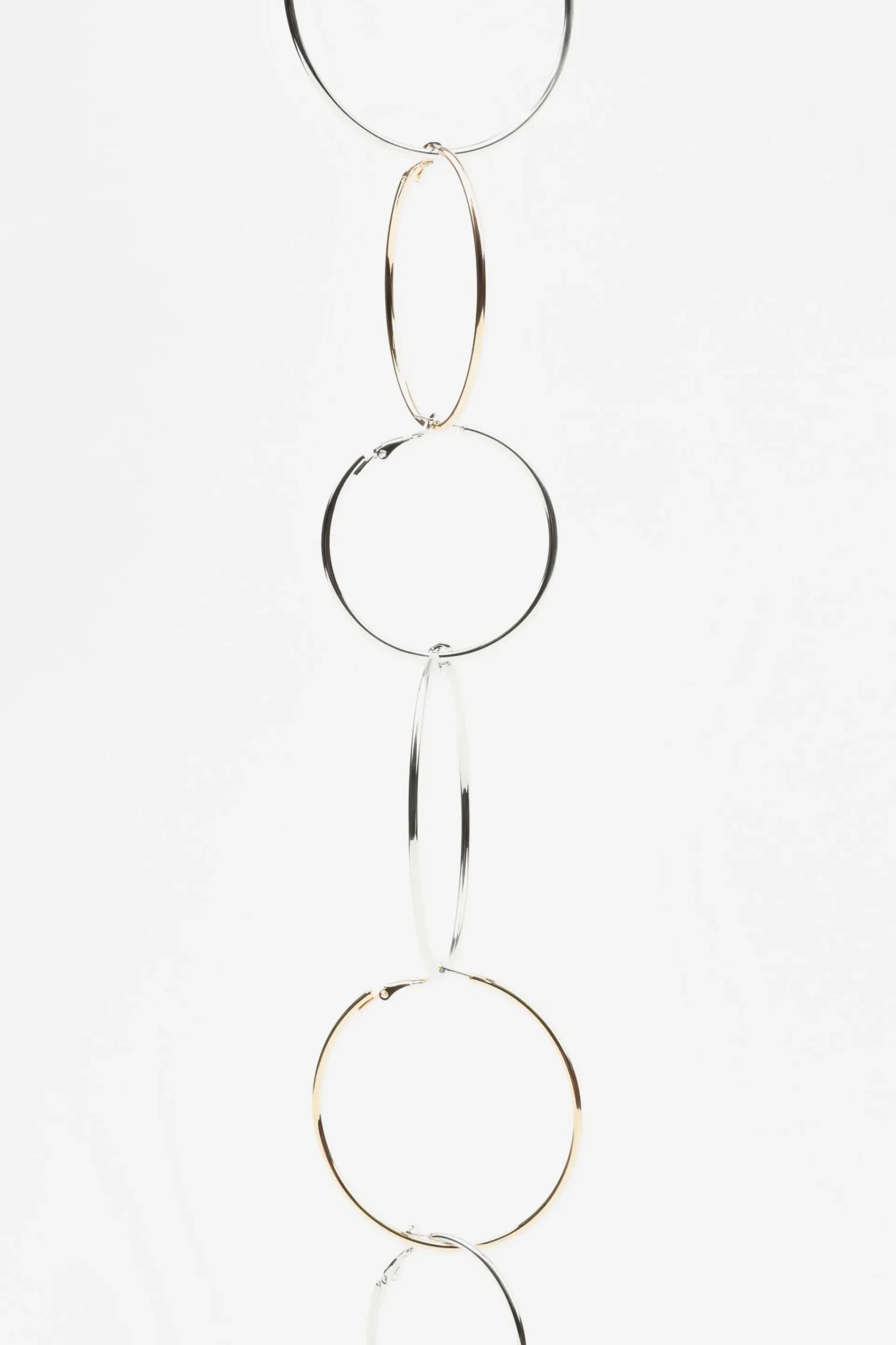 3 Pack Thin Oversized Hoop Earrings*Garage Clothing Clearance