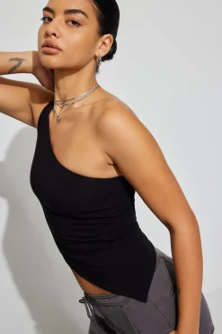 Asymmetric Off Shoulder Tank Top*Garage Clothing Online