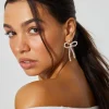 Bow Pearl Earrings*Garage Clothing Flash Sale