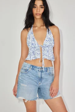 Boyfriend Short - Clover Blue*Garage Clothing Best Sale