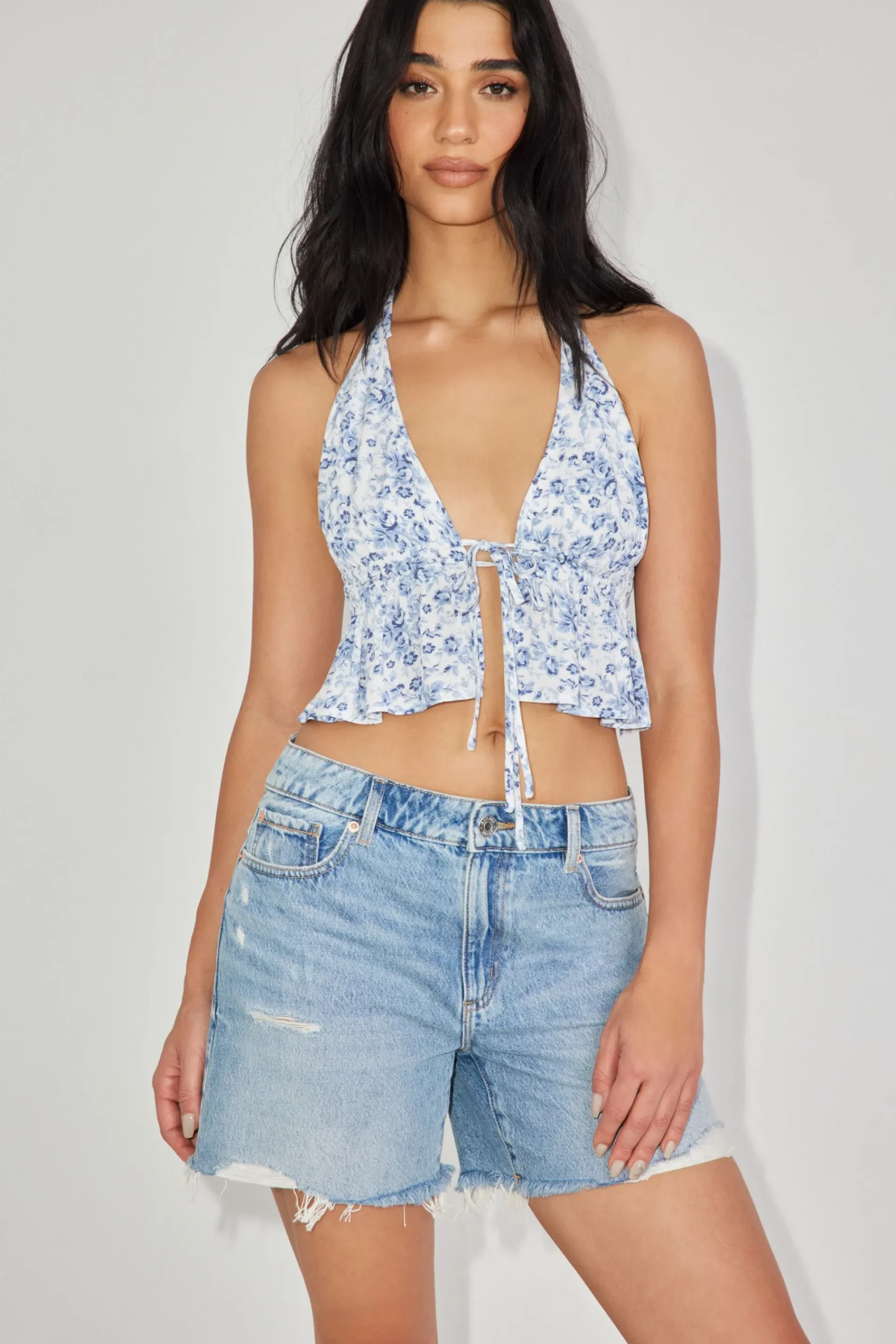 Boyfriend Short - Clover Blue*Garage Clothing Best Sale
