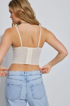 Chrishell Lace Mesh Bustier*Garage Clothing Cheap