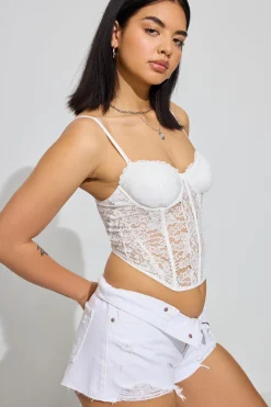 Chrishell Lace Mesh Bustier*Garage Clothing Hot