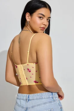 Chrishell Lace Mesh Bustier*Garage Clothing Shop