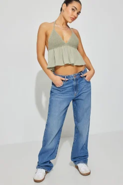 Crochet Halter Top*Garage Clothing Cheap