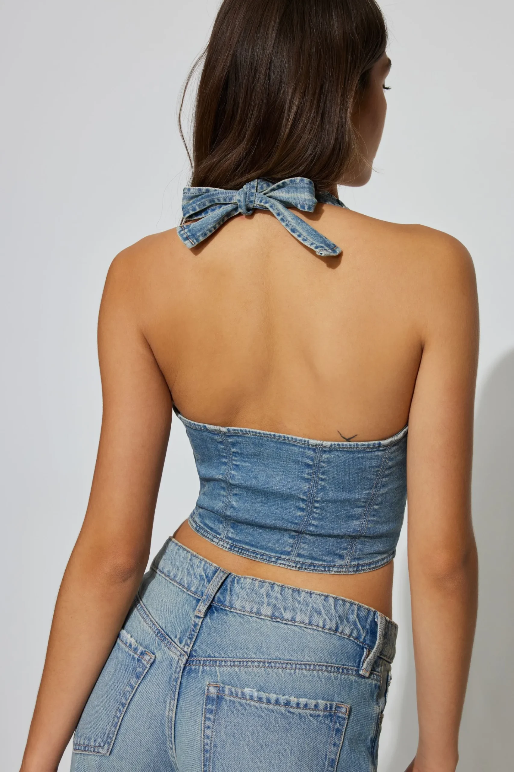 Denim Halter Top*Garage Clothing Online