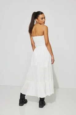 Drop Waist Smocked Tube Dress*Garage Clothing Flash Sale