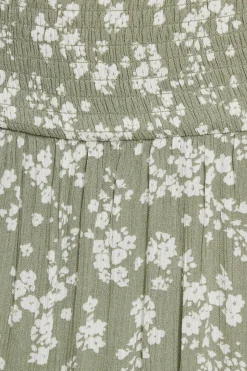 Eliana Smocked Peasant Midi Skirt*Garage Clothing Best