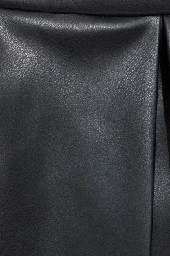 Faux Leather Pleated Skort*Garage Clothing Best