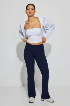Fold Over Bootcut Legging*Garage Clothing New