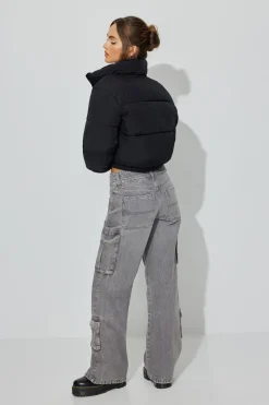 High Rise Wide Cargo Jean*Garage Clothing Online