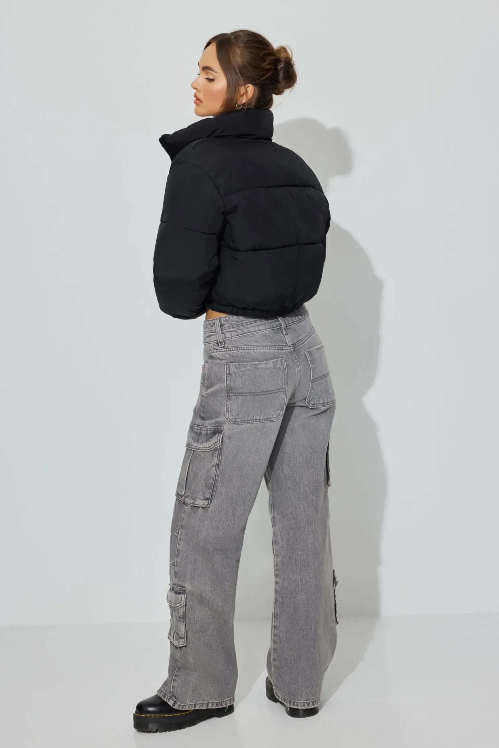 High Rise Wide Cargo Jean*Garage Clothing Online