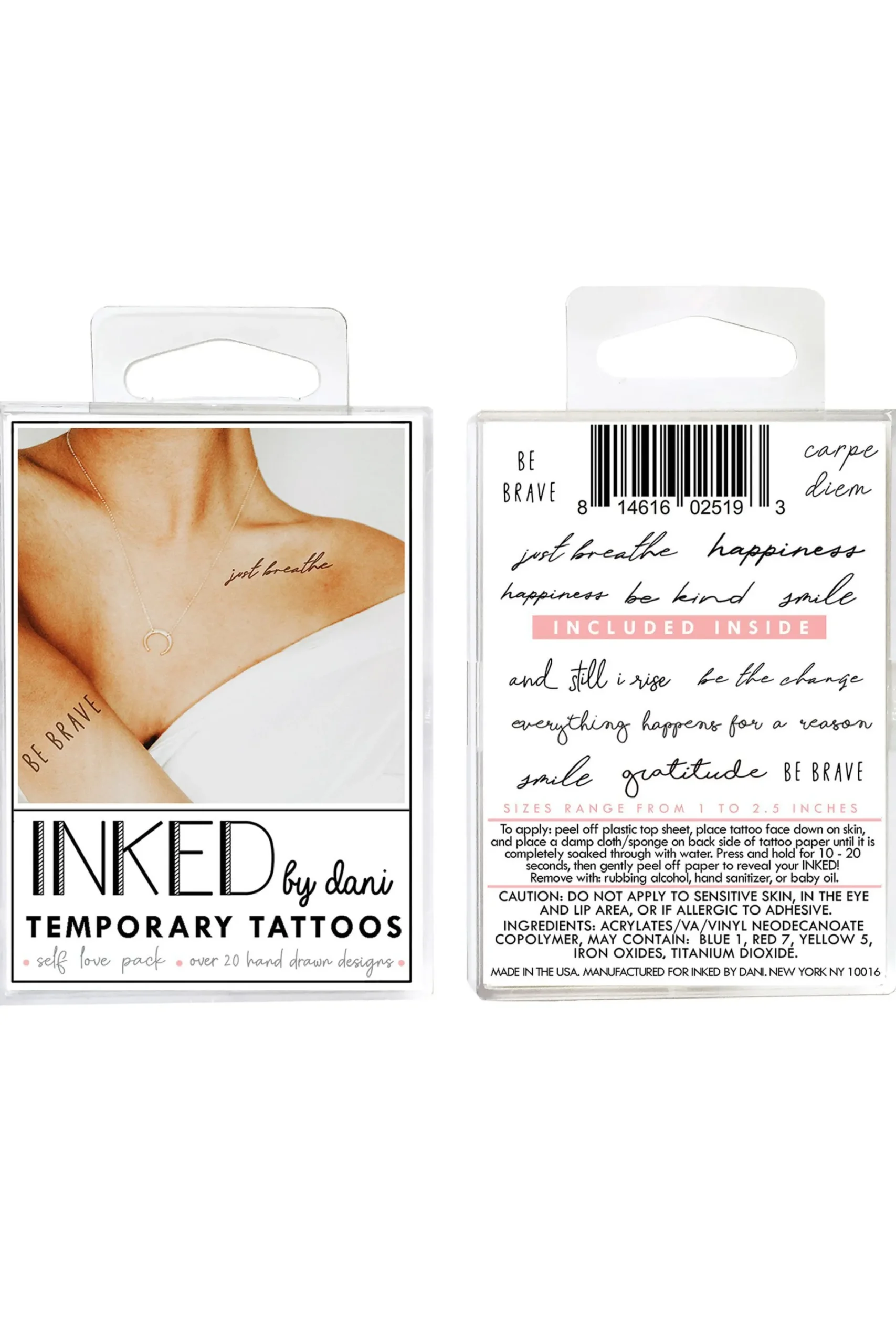 Inked By Dani Temporary Tattoos*Garage Clothing Hot