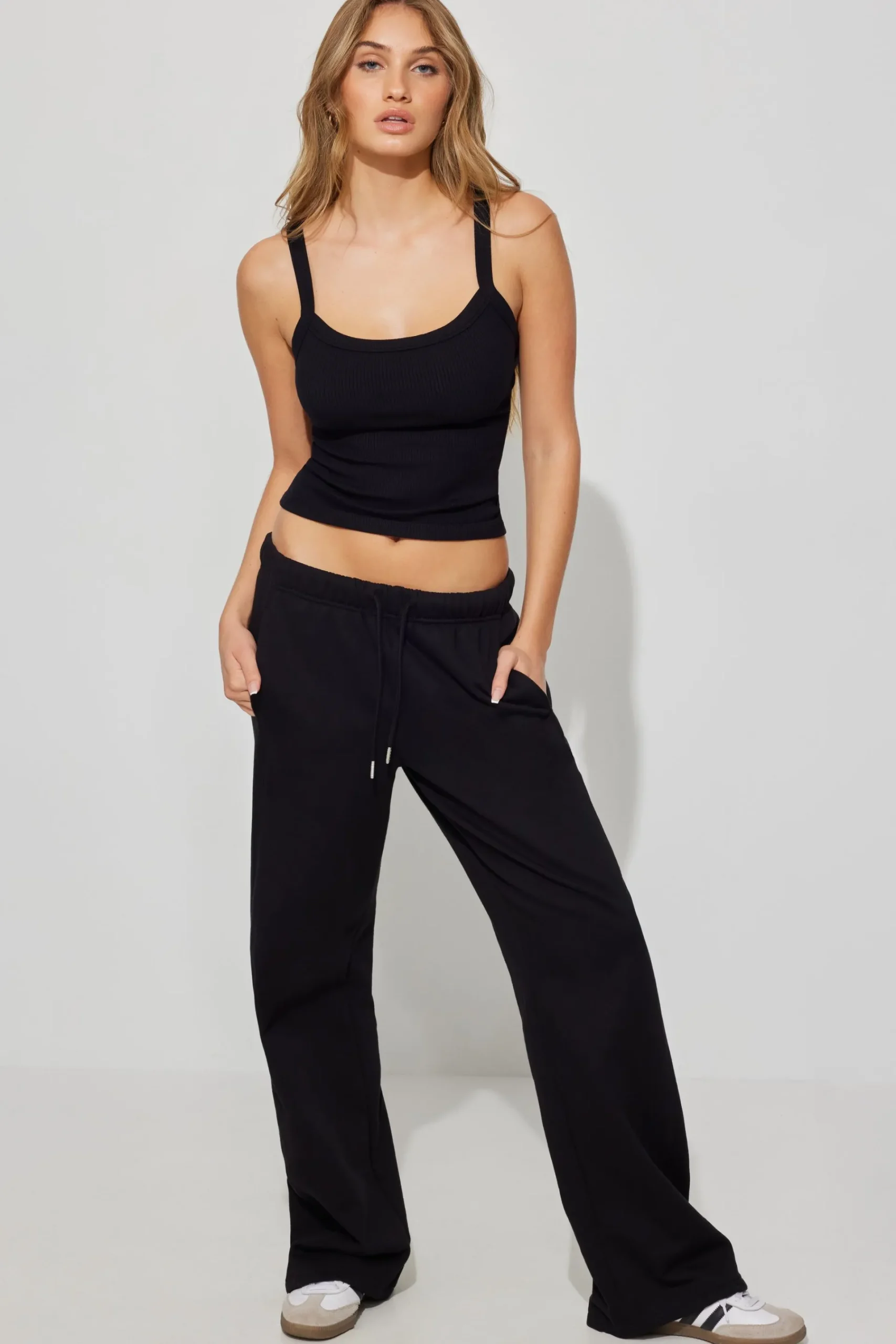 Kasey Scoop Neck Ribbed Cami*Garage Clothing Hot