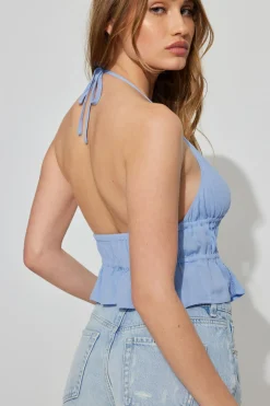 Kaya Flyaway Halter Top*Garage Clothing Sale