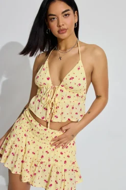 Kaya Flyaway Halter Top*Garage Clothing Store