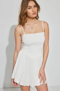 Kayley Smocked Tube Romper*Garage Clothing Online