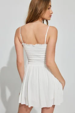 Kayley Smocked Tube Romper*Garage Clothing Online