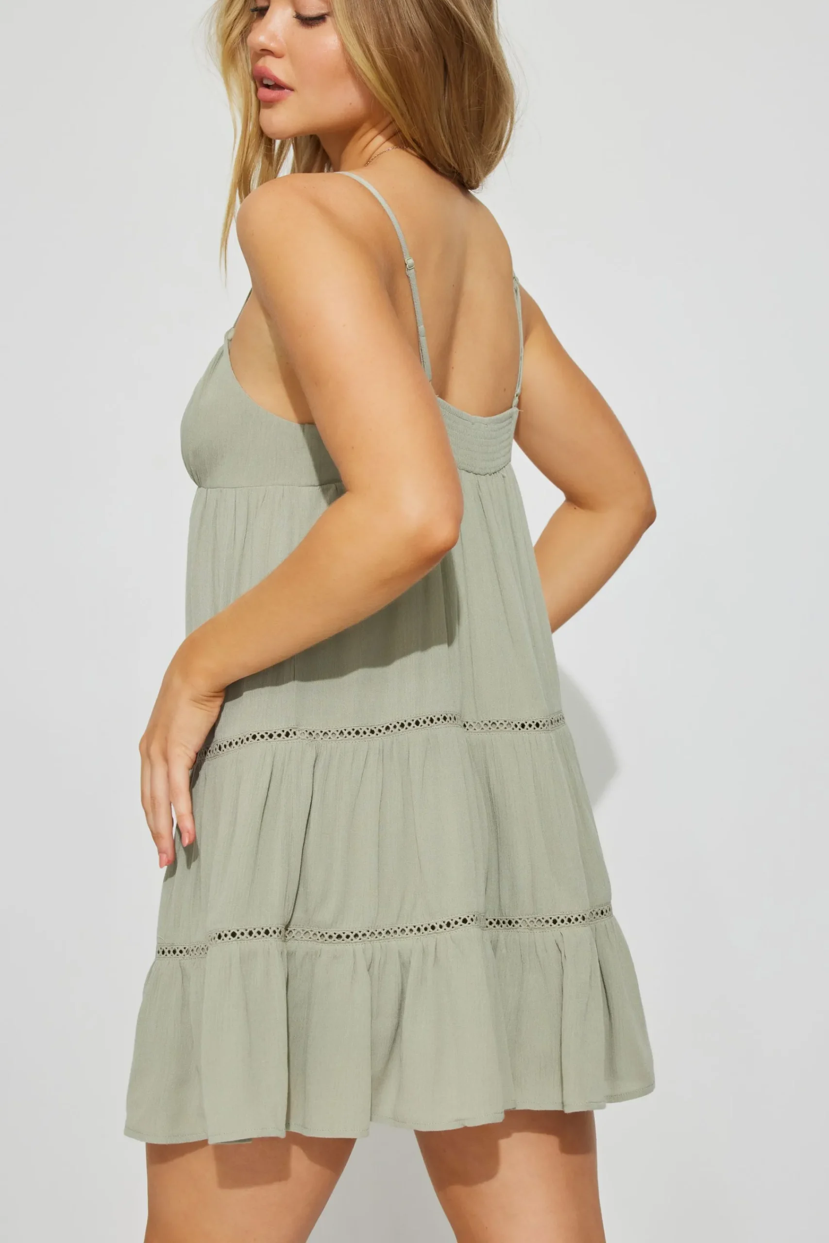 Kiara Babydoll Mini Dress*Garage Clothing Store