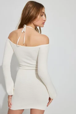 Knit Off Shoulder Mini Dress*Garage Clothing Best Sale