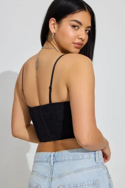 Lace Balconette Bustier Top*Garage Clothing Discount