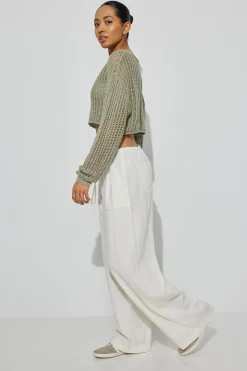 Linen Pull On Pant*Garage Clothing Outlet