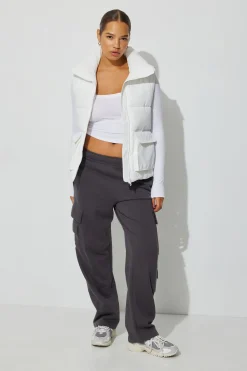Long Puffer Vest*Garage Clothing Outlet