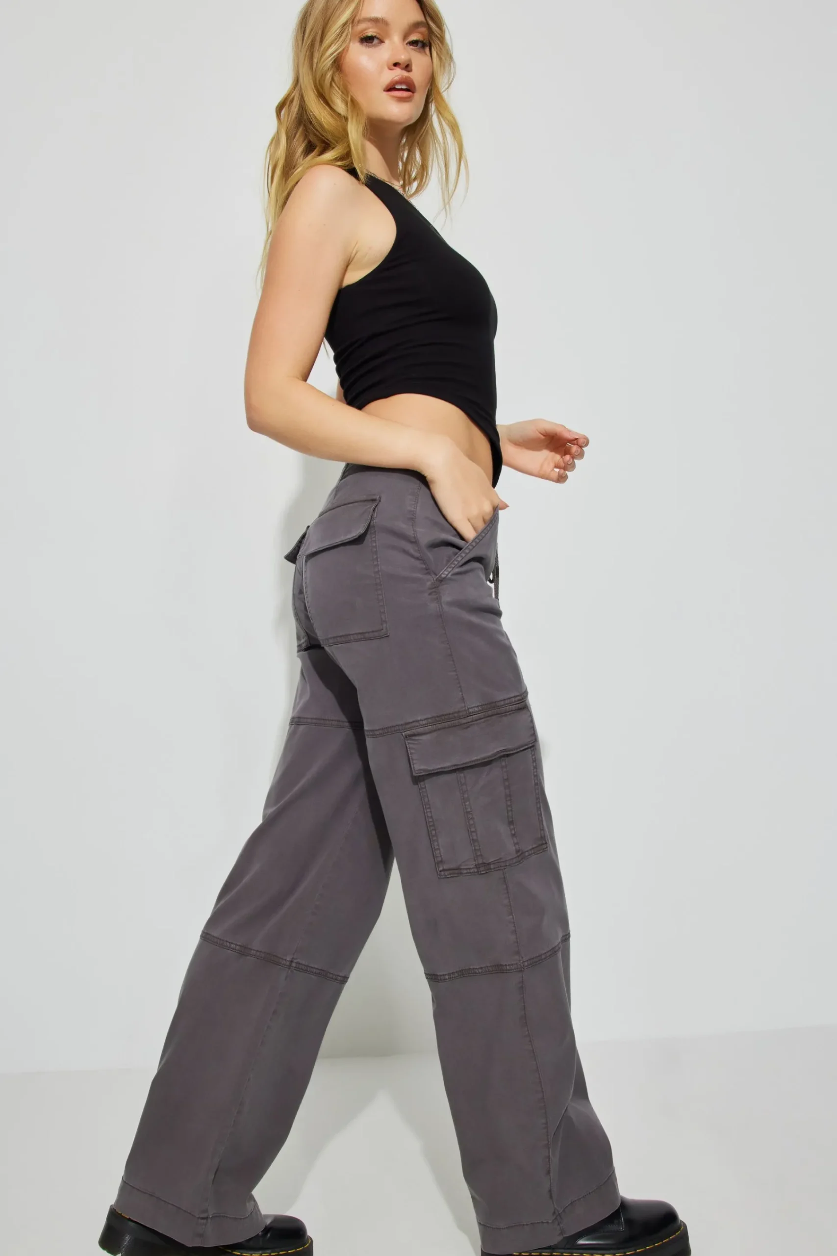 Lucy Fluid Cargo Pant*Garage Clothing Online