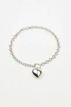 Metal Heart Choker*Garage Clothing Sale
