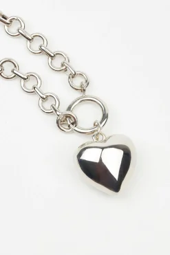 Metal Heart Choker*Garage Clothing Sale