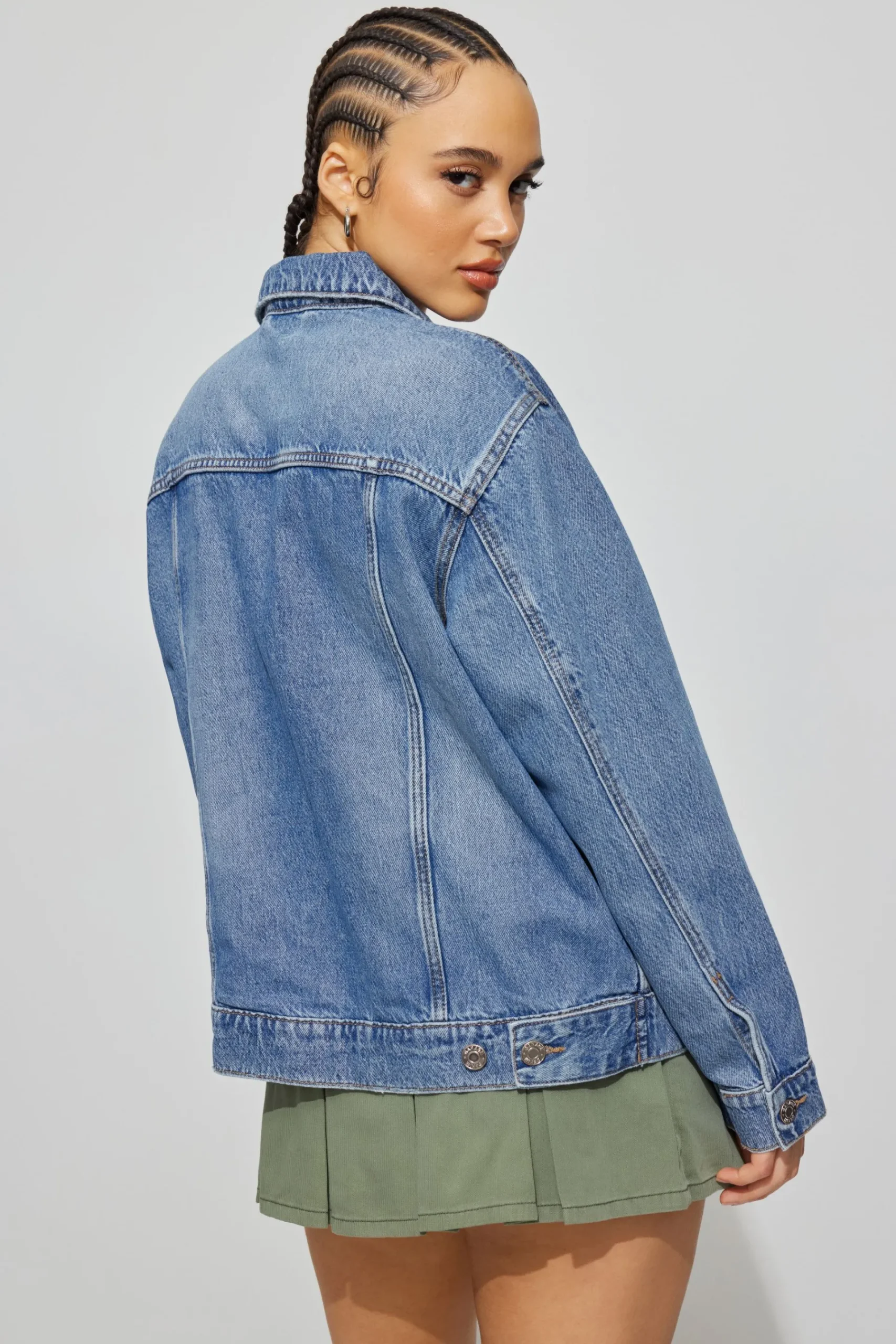 Oversized Boyfriend Denim Jacket*Garage Clothing Cheap