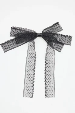 Oversized Lace Bow Clip*Garage Clothing Discount