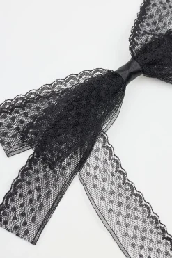 Oversized Lace Bow Clip*Garage Clothing Discount