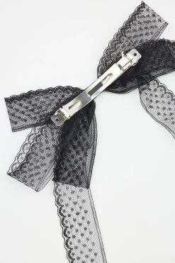 Oversized Lace Bow Clip*Garage Clothing Discount