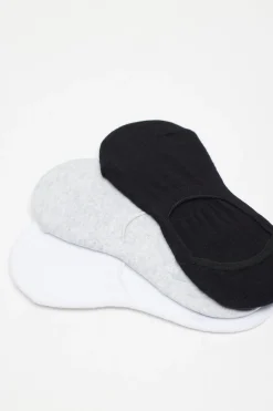 Pack Of 3 No Show Socks*Garage Clothing Store