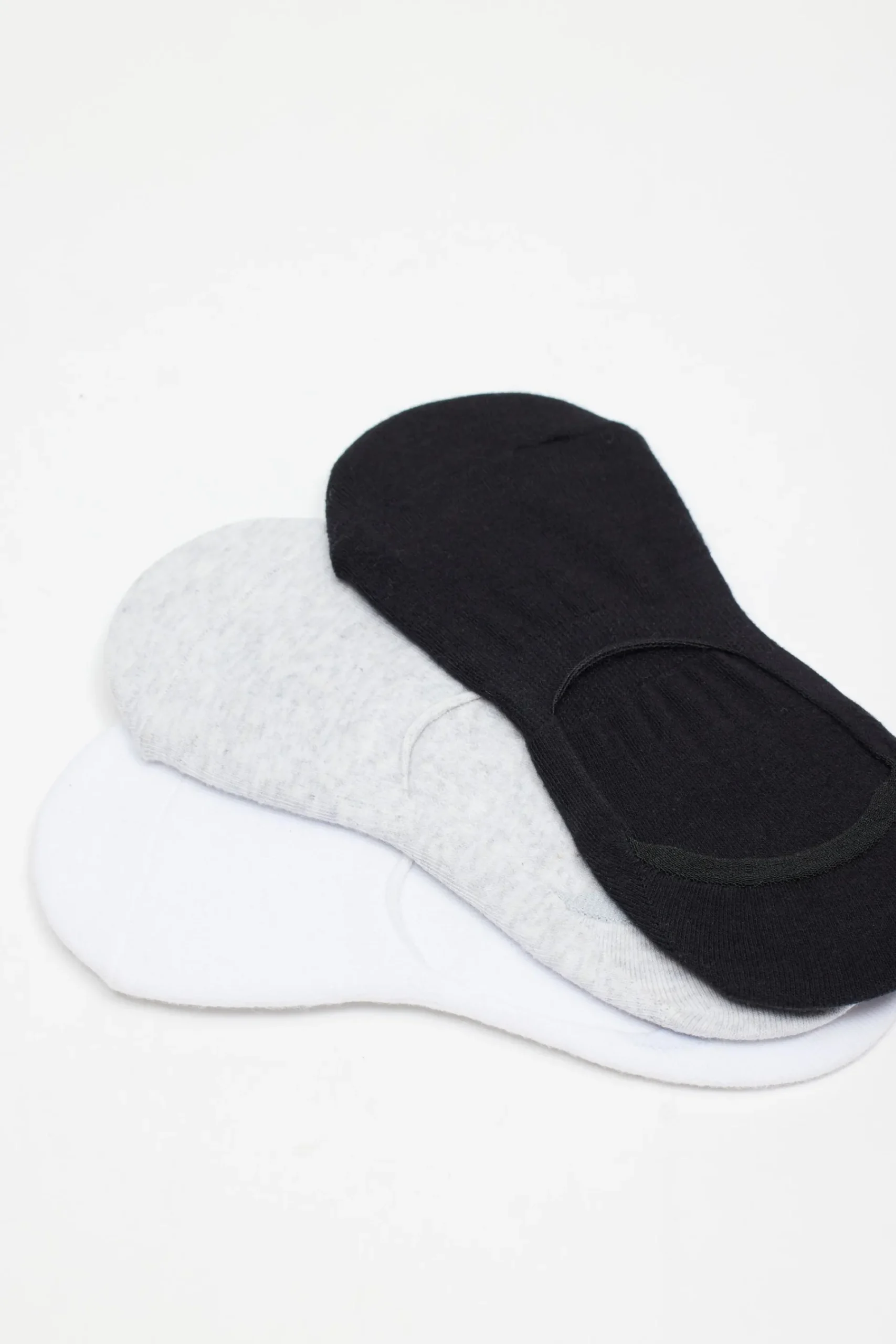 Pack Of 3 No Show Socks*Garage Clothing Store