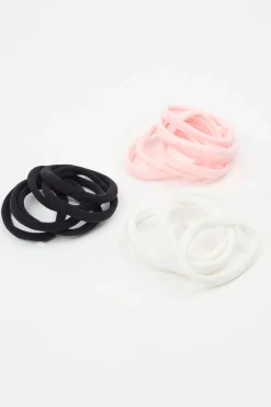 Pack Of 18 Seamless Hair Elastics*Garage Clothing Flash Sale