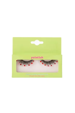 Paintlab - Red Hearts Lashes*Garage Clothing Fashion