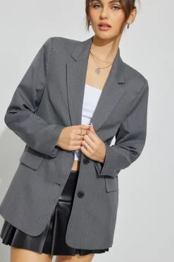 Pinstripe Blazer*Garage Clothing Fashion