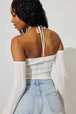 Pointelle Halter Top*Garage Clothing Sale