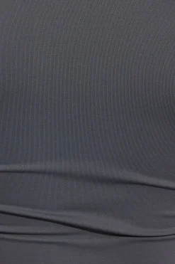 Scoop Neck Seamless Long Sleeve Top*Garage Clothing Store