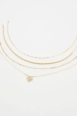 Set Of 4 Classic Heart Chains*Garage Clothing Cheap