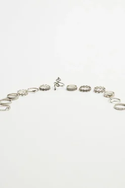 Set Of 13 Rose, Flower & Snake Rings*Garage Clothing Discount