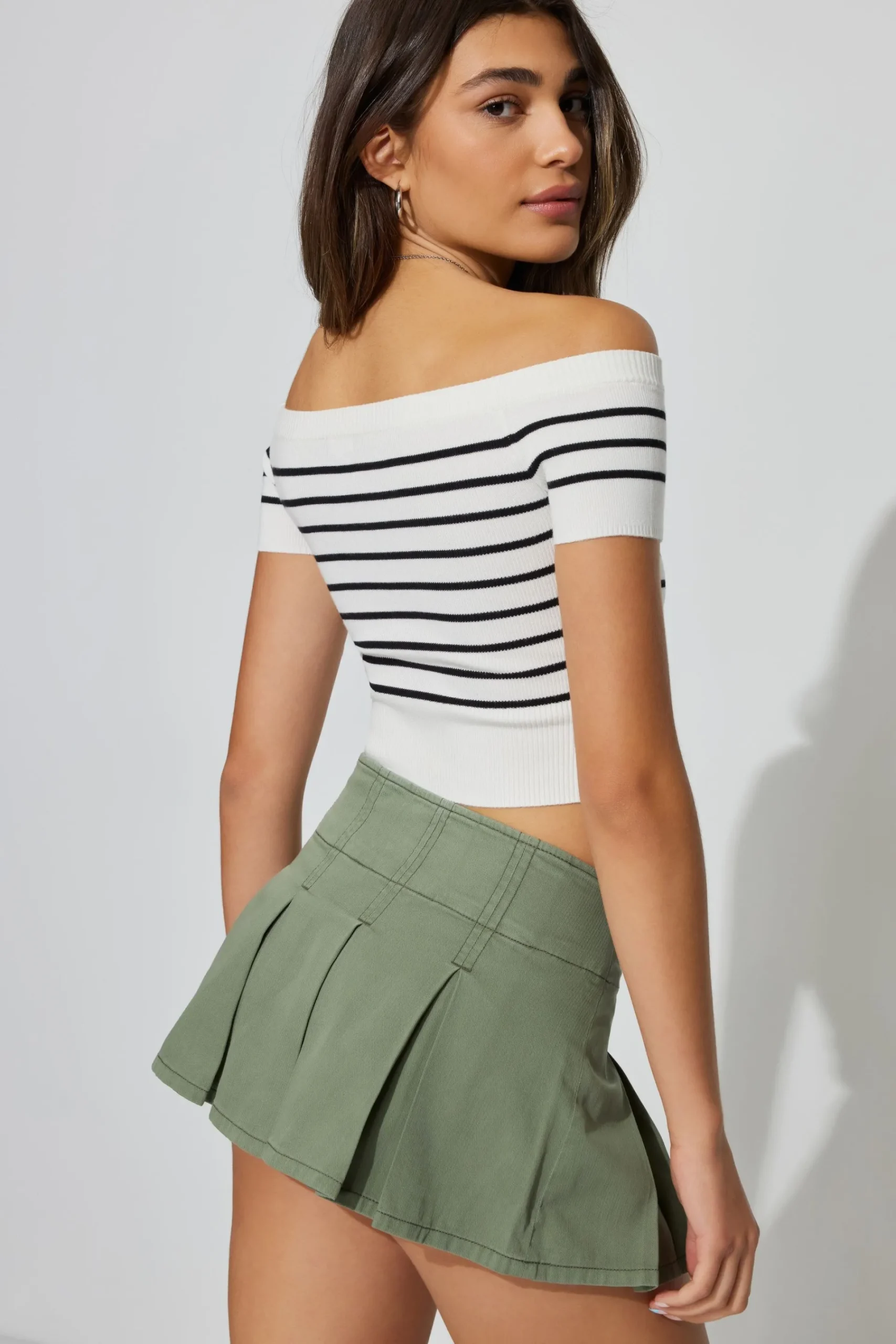 Short Sleeve Off Shoulder Sweater*Garage Clothing Online
