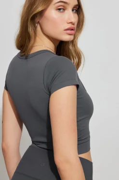 Skyler Scoop Seamless Tee*Garage Clothing Fashion