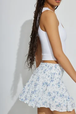Smocked Mini Skort*Garage Clothing Cheap