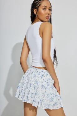 Smocked Mini Skort*Garage Clothing Cheap